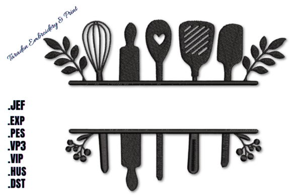 Cooking Essentials Frame Embroidery