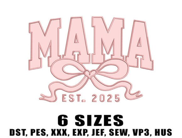 Girl Mama Embroidery Designs