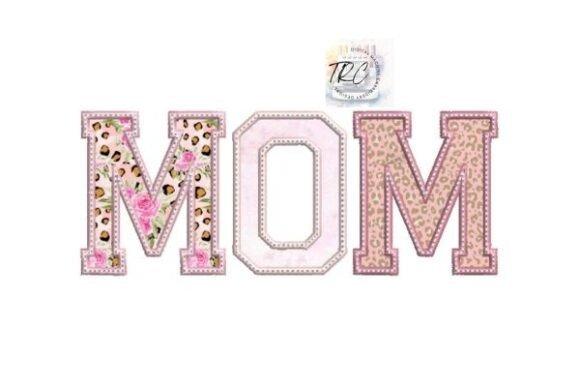 Mom Applique Embroidery Design