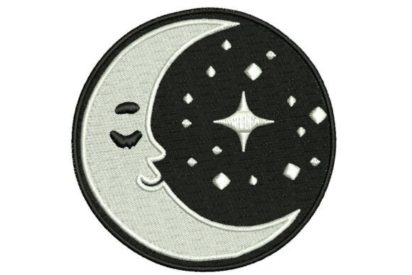Moon and Stars Embroidery