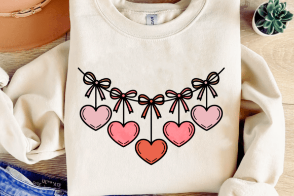 Romantic Valentine Embroidery PatternPNG