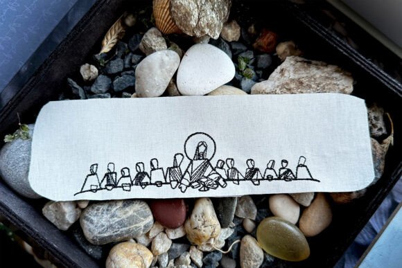 The Last Supper Machine Embroidery
